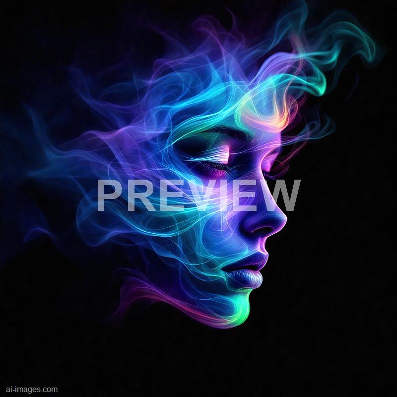 12662 - a-face-appearing-to-be-made-of-colorful-smoke-its-fea_250705011049_00001
